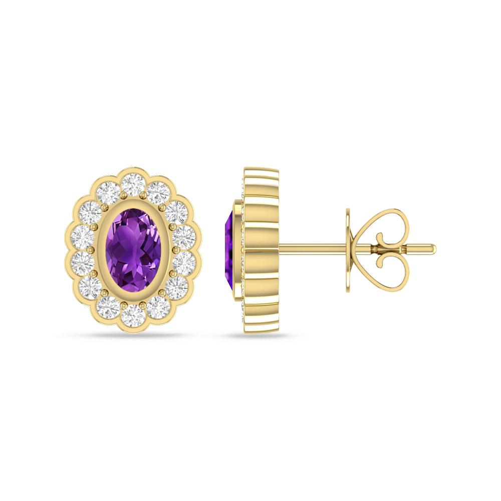 Yellow Gold - Amethyst